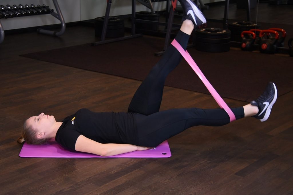 Nożyce pionowe z gumą mini band Nożyce pionowe z gumą mini band