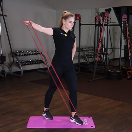 Odwodzenie ramienia w staniu z gumą power band