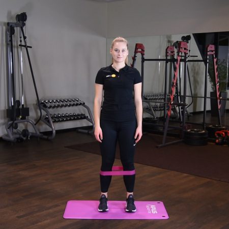 Pajace z gumą mini band pod kolanami