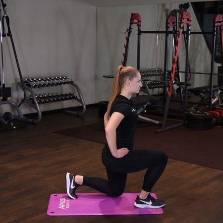 Wykroki chodzone Ćwiczenie Wykroki chodzone - just be fit