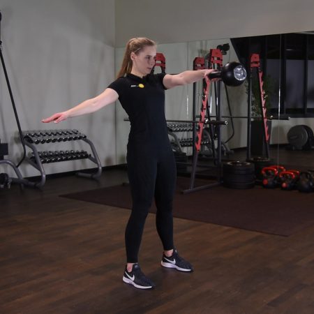 Kettelbell swing jednorącz Kettelbell swing jednorącz - just be fit