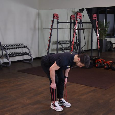 Martwy ciąg z gumą power band Martwy ciąg z gumą power band