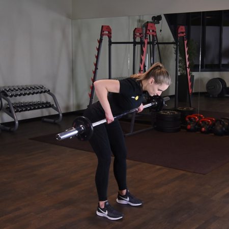 Wiosłowanie sztangą nachwytem Wiosłowanie sztangą nachwytem - just be fit