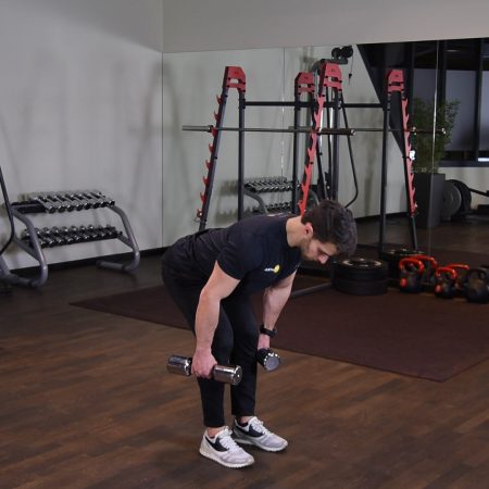 RDL z hantlami Ćwiczenie RDL z hantlami - just be fit