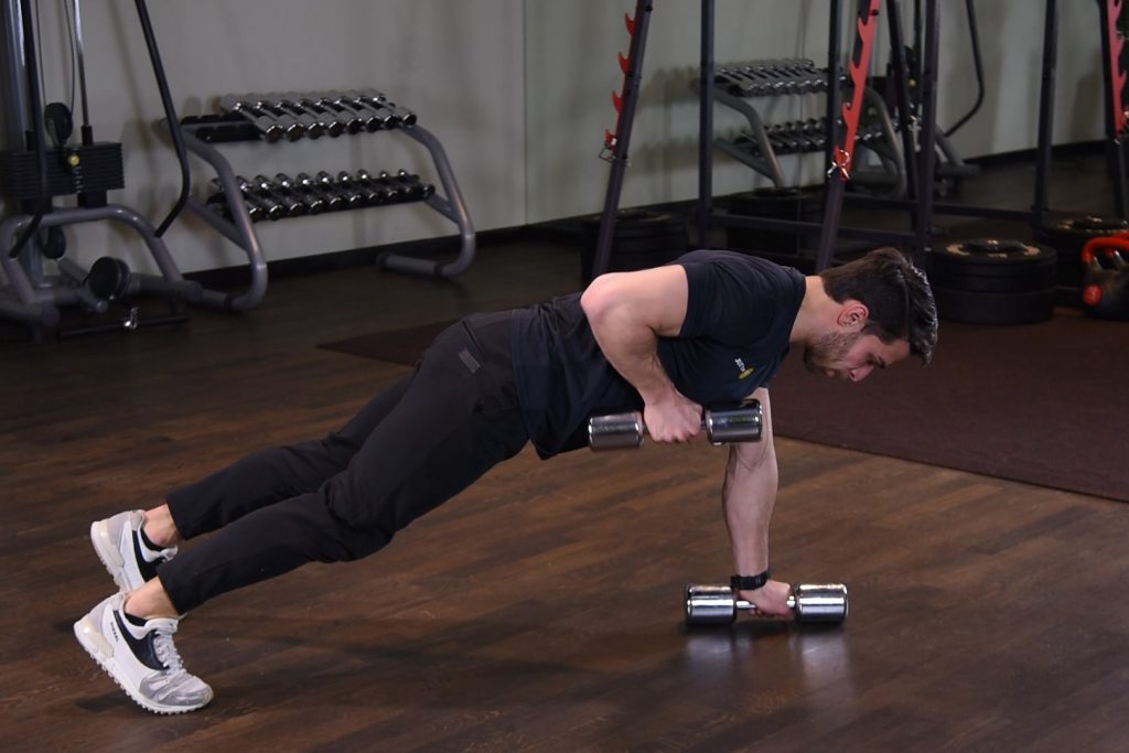 Renegade row Ćwiczenie Renegade row - just be fit