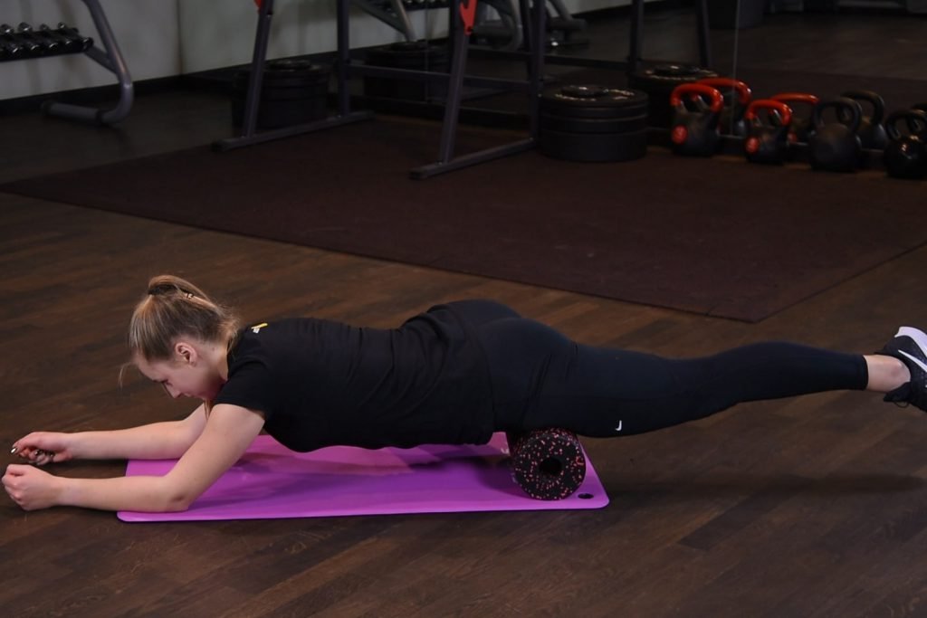 Rolowanie przodu uda