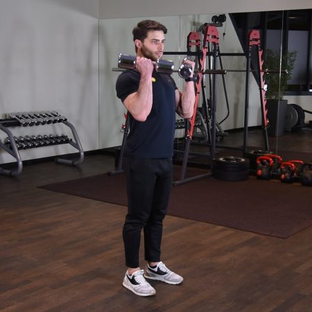 Uginanie ramion z rotacją z hantlami Uginanie ramion z rotacją z hantlami