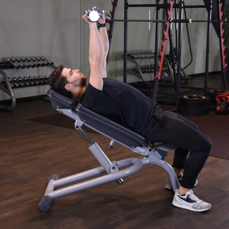 Wyciskanie hantli leżąc na ławce skośnej dodatnio Wyciskanie hantli leżąc na ławce skośnej dodatnio