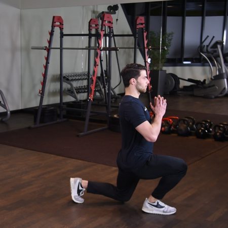 Wykroki chodzone Ćwiczenie Wykroki chodzone - just be fit