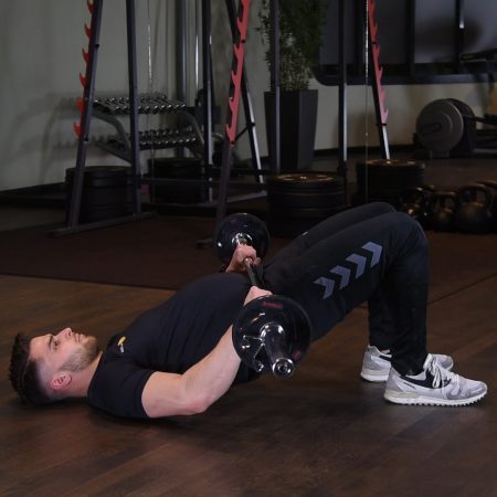 Wznosy bioder ze sztangą Wznosy bioder ze sztangą - just be fit