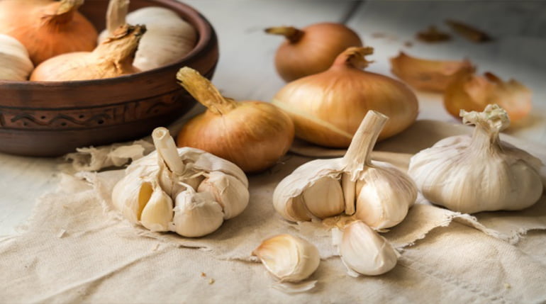 czosnek cebula