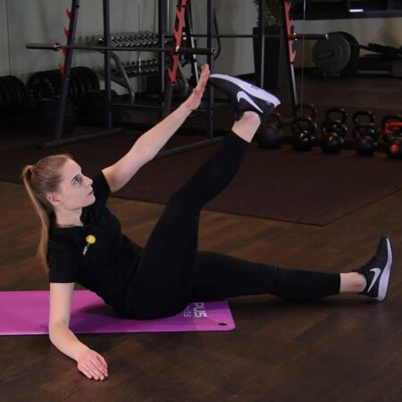 Cross toe touch dla kobiet.just be fit Cross toe touch dla kobiet.just be fit