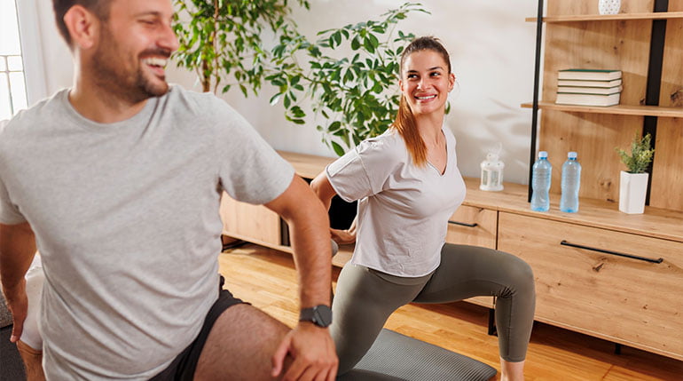 cwiczenia dla par w domu