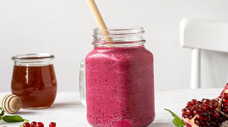 zdrowe śniadanie bez chleba - koktajl