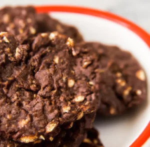 Czekoladowe ciastka owsiane