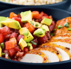 Grillowany kurczak z salsą mango