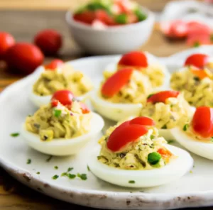 Jajka faszerowane awokado