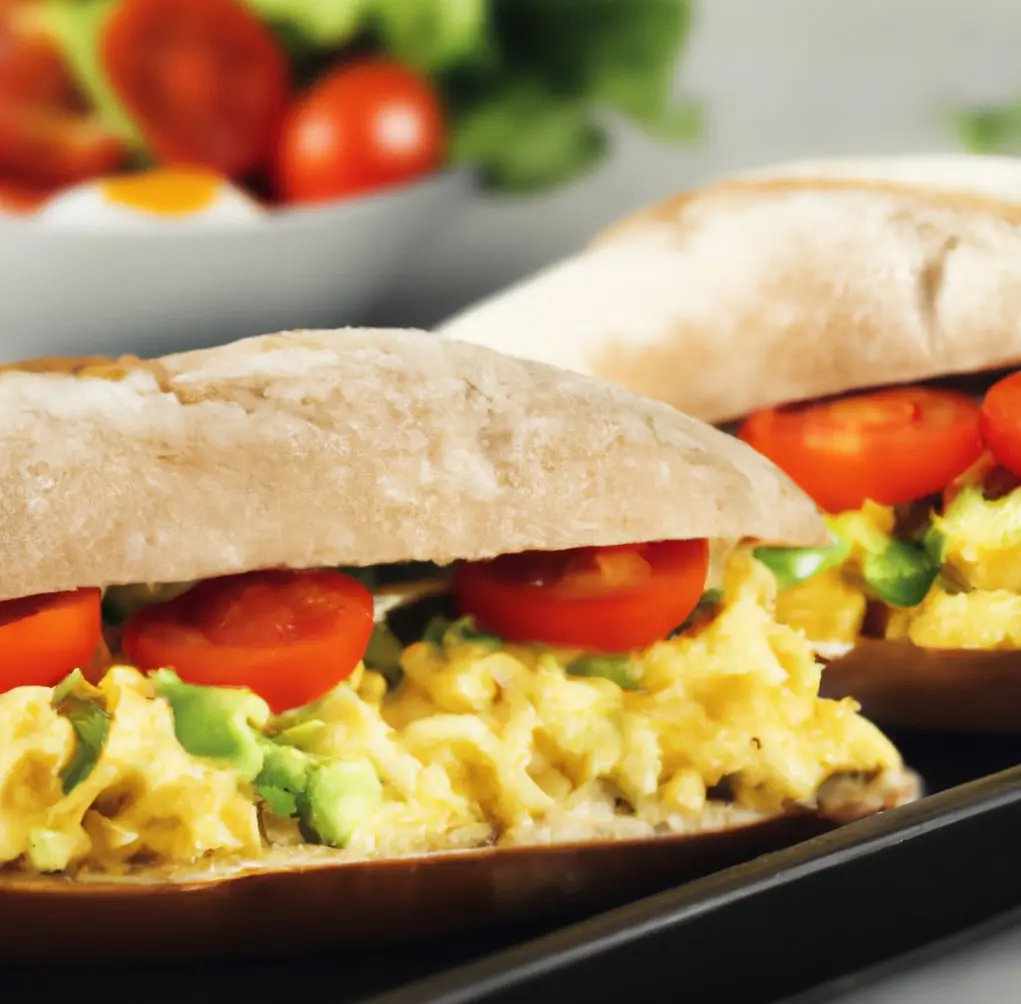 Kanapka z jajecznicą i awokado