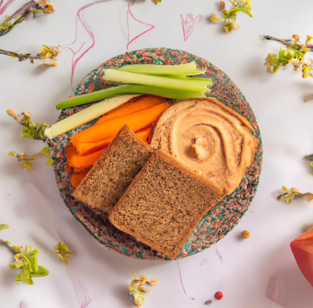 Kanapka z pastą pomidorową