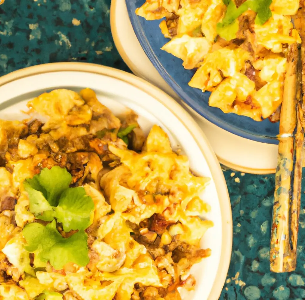 Makaron z tofu w sosie pomidorowym