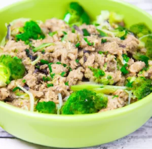 Makaron ze szpinakiem kurczakiem