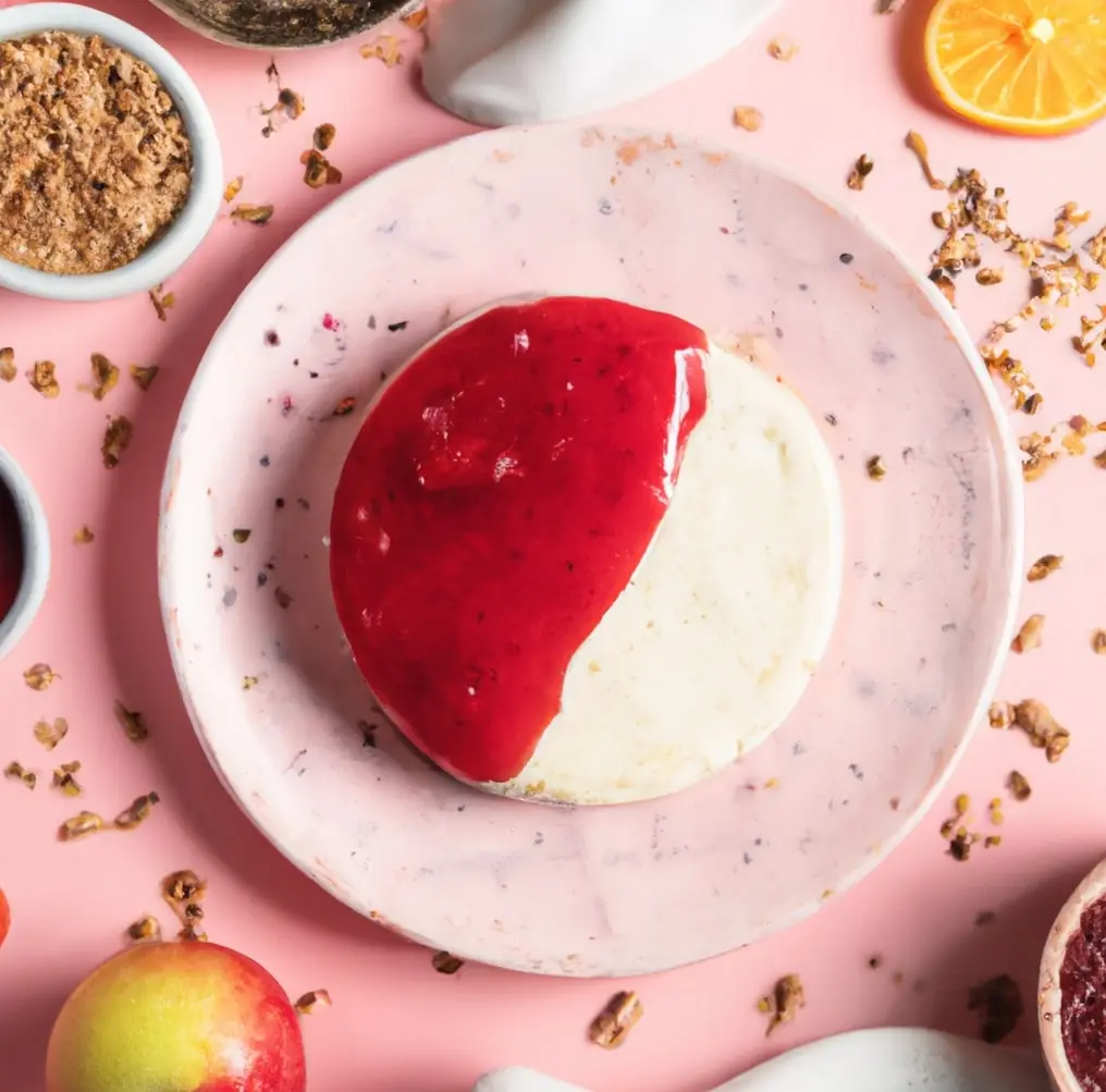 Malinowo-kokosowa panna cotta