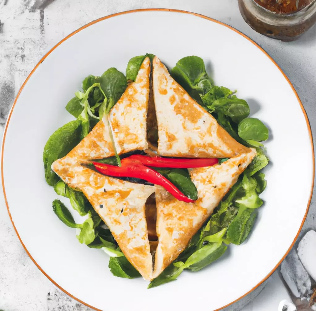 Naleśniki z kurczakiem, szpinakiem i awokado