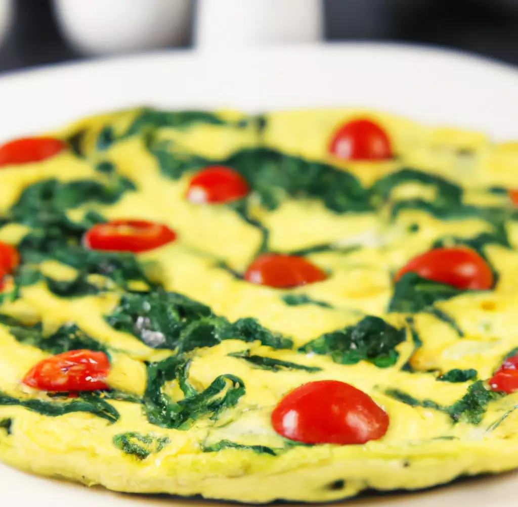 Omlet ze szpinakiem