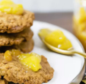 Owsiane ciasteczka z mango