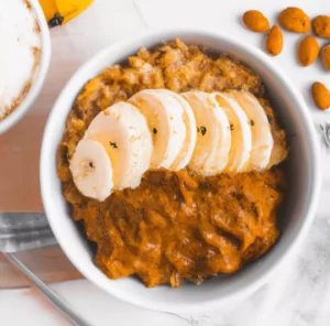 Owsianka z masłem orzechowym