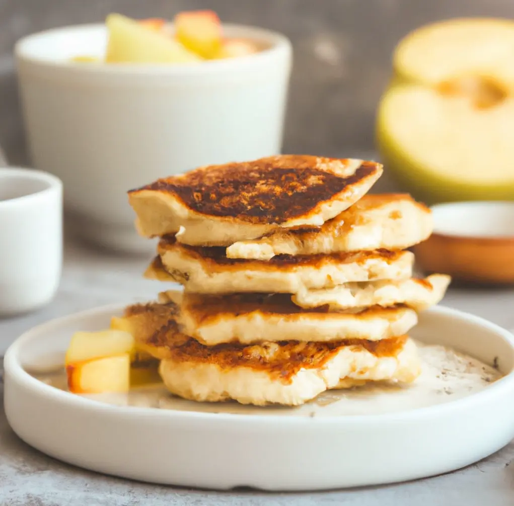 Placuszki twarogowe z jabłkiem