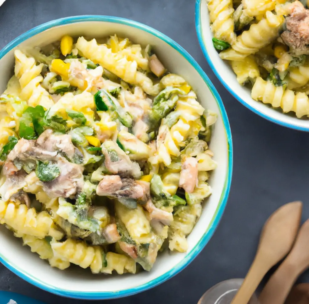 Sałatka z makaronem i tuńczykiem