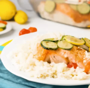 Szybki pieczony łosoś