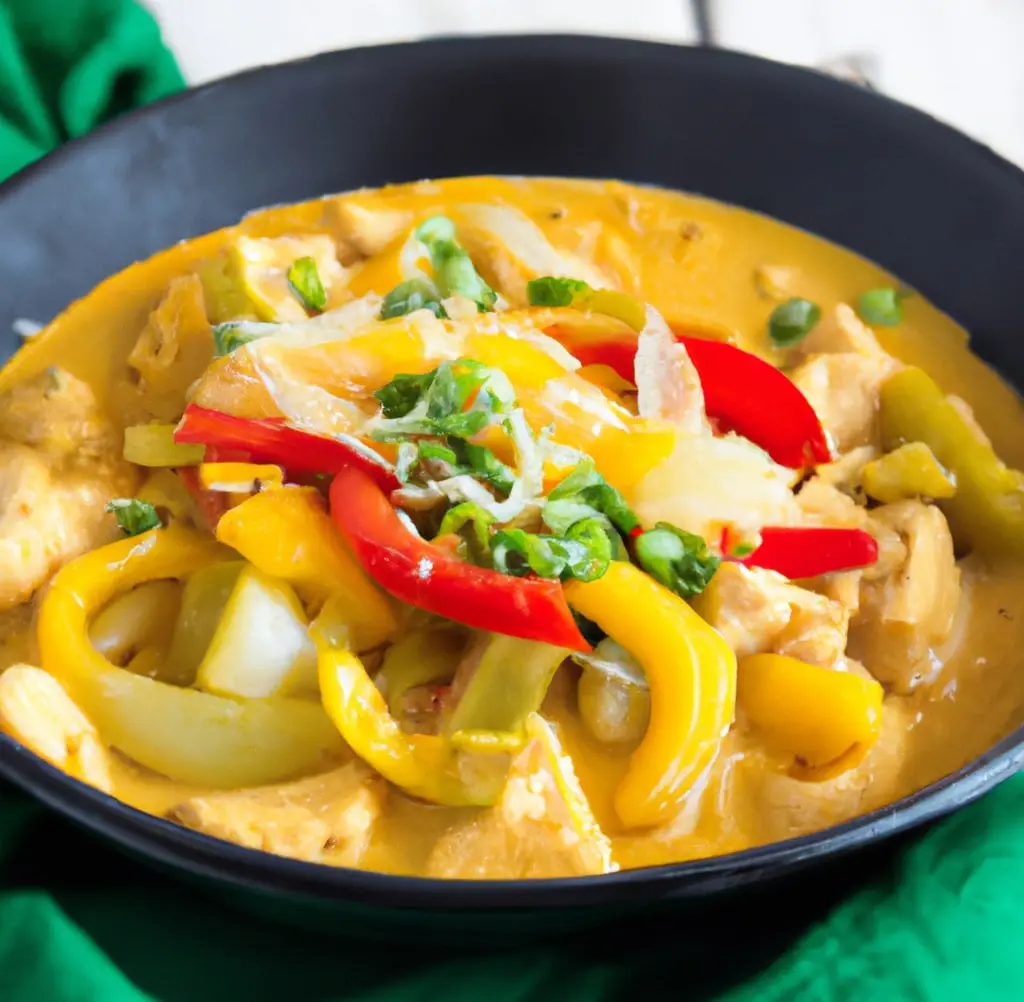 Zupa tajska z kurczakiem