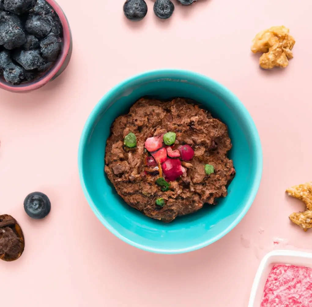 Czekoladowa owsianka na mleku roślinnym z malinami