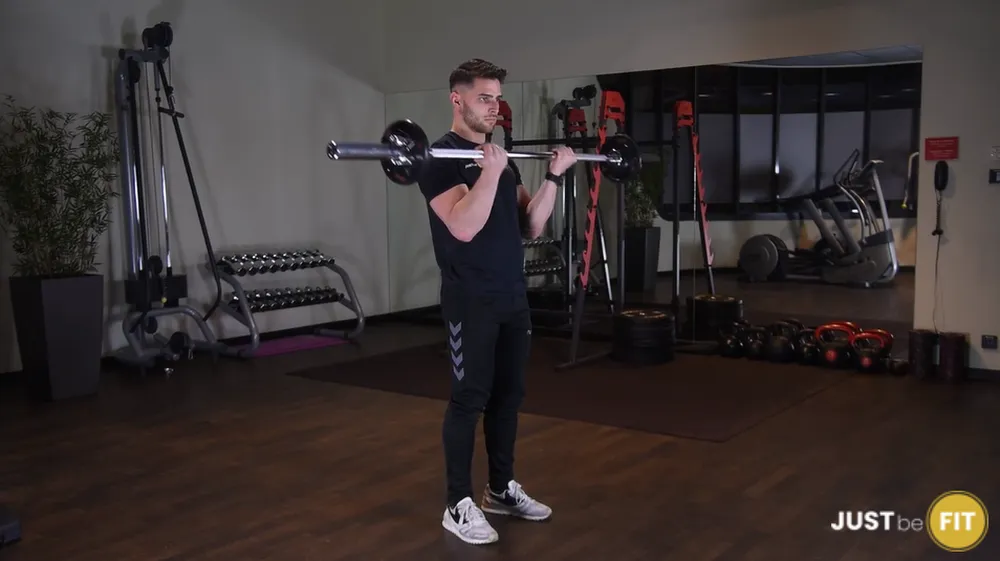 21 ze sztangą na biceps ćwiczenia na biceps