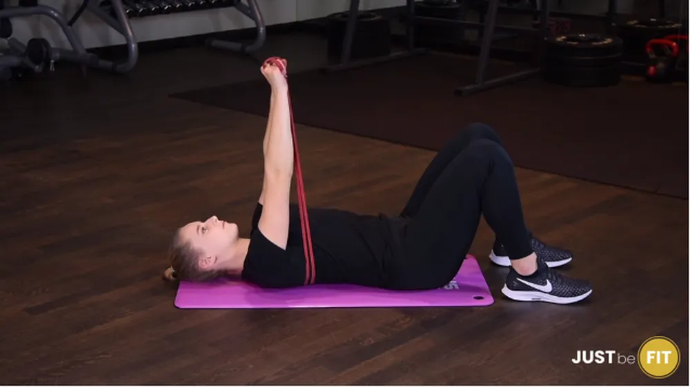 Wyciskanie leżąc z gumą power band