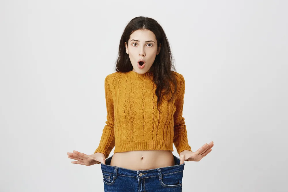 kobieta pozbyła się nadmiernych kilogramów