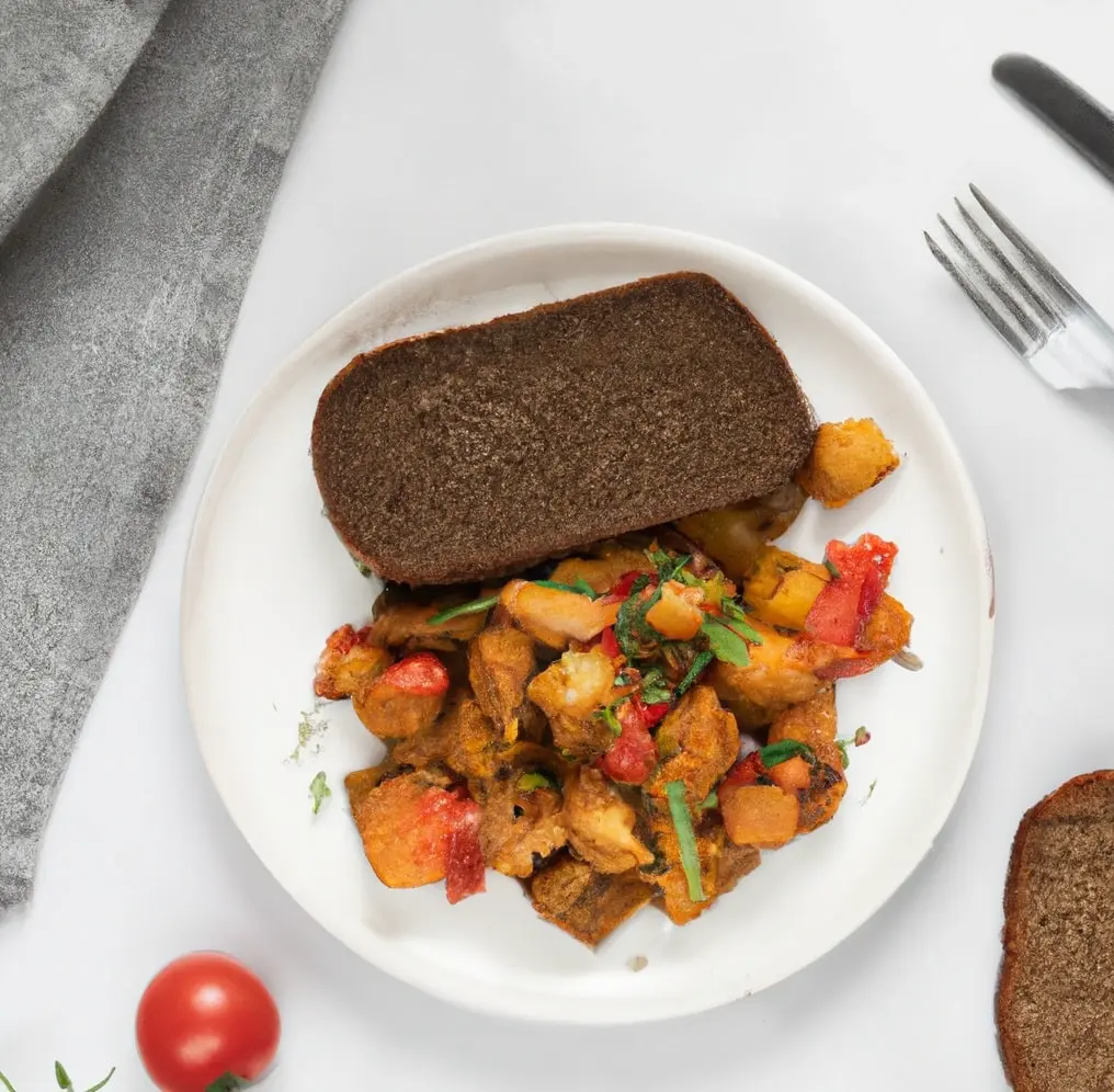 Chakalaka z pieczywem