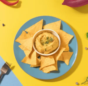 Nachos z kremem kukurydzianym