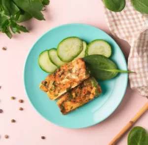 Wytrawny omlet z warzywami i suszonymi pomidorami