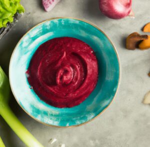 Zupa krem z buraka z rozmarynem