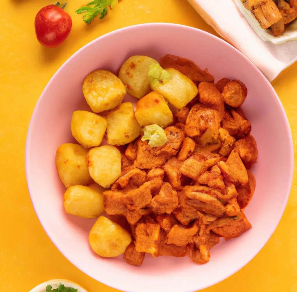 Fasola po bretońsku z wędzonym tofu