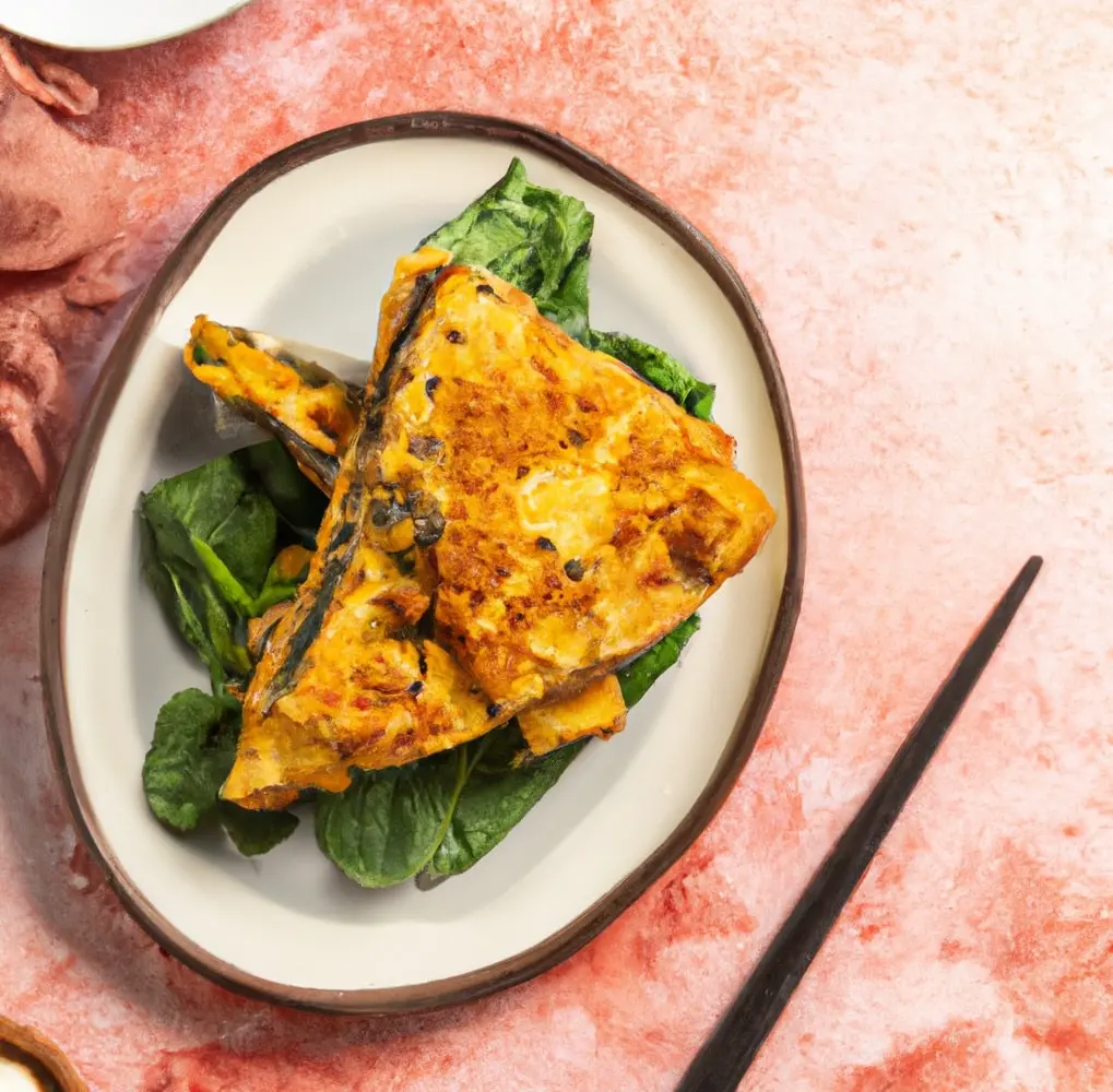 Omlet z warzywami i chorizo