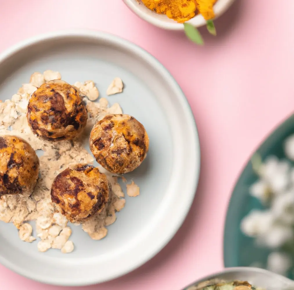 Owsiane kulki z daktylami