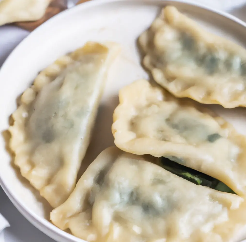 Pierogi ze szpinakiem