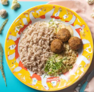 Pulpeciki z soczewicy z kaszą jęczmienną