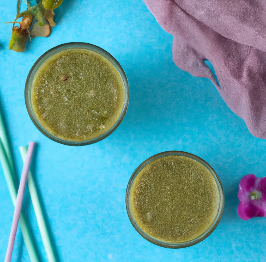 Smoothie pomarańcza banan szpinak