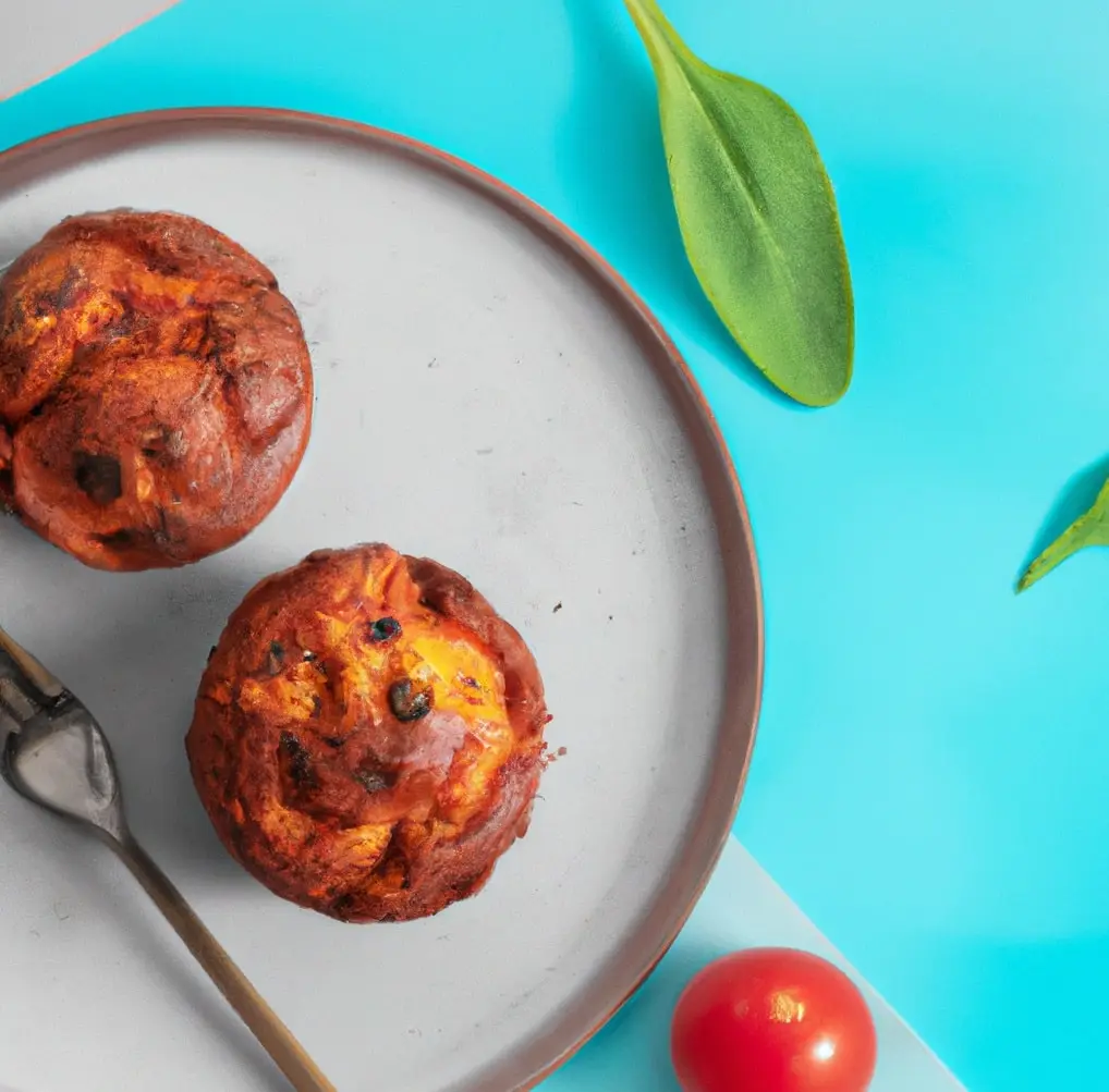 Wytrawne muffiny z papryką i pomidorami