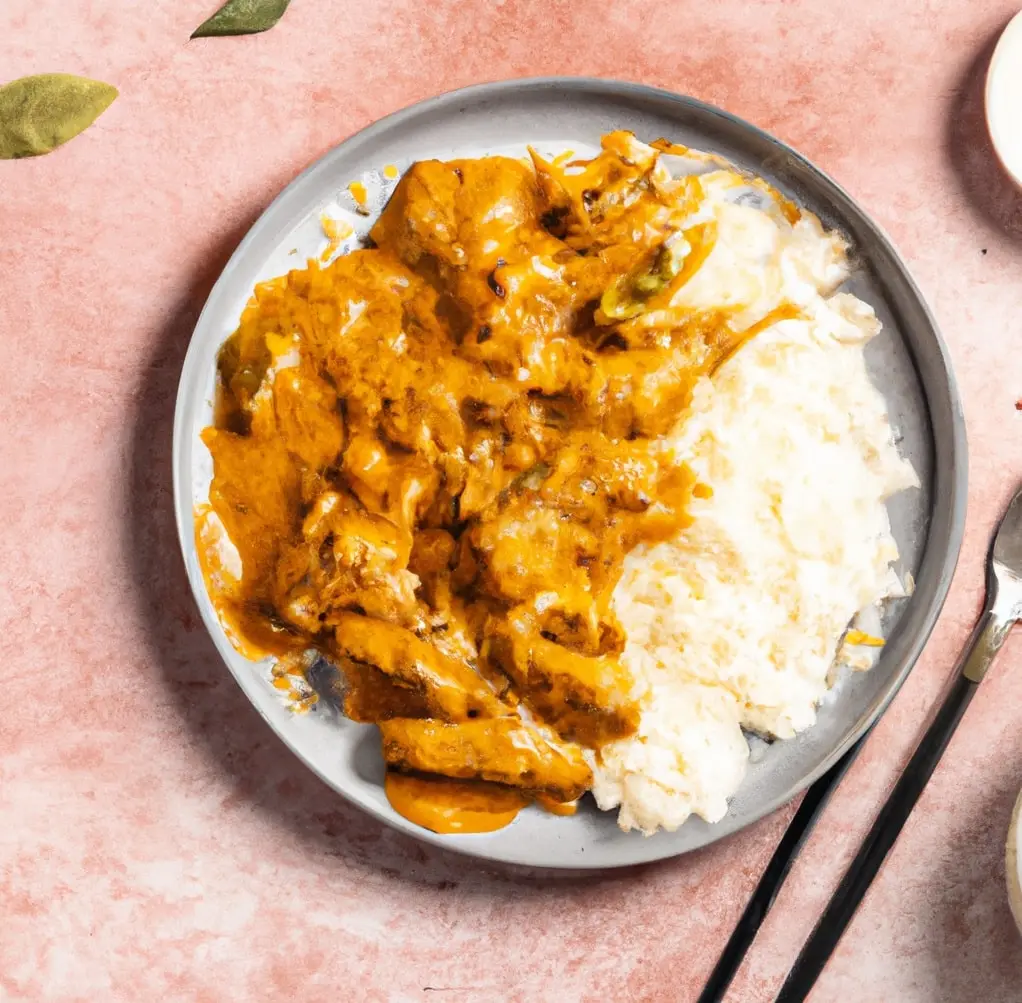 Żółte curry z kotletem sojowym